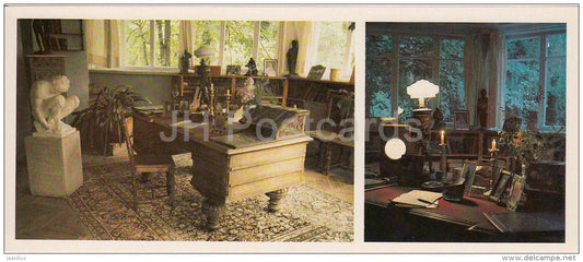 Cabinet - Writing Desk - Russian artist I. Repin Museum Penates Penaty - Russia USSR - 1982 - unused - JH Postcards