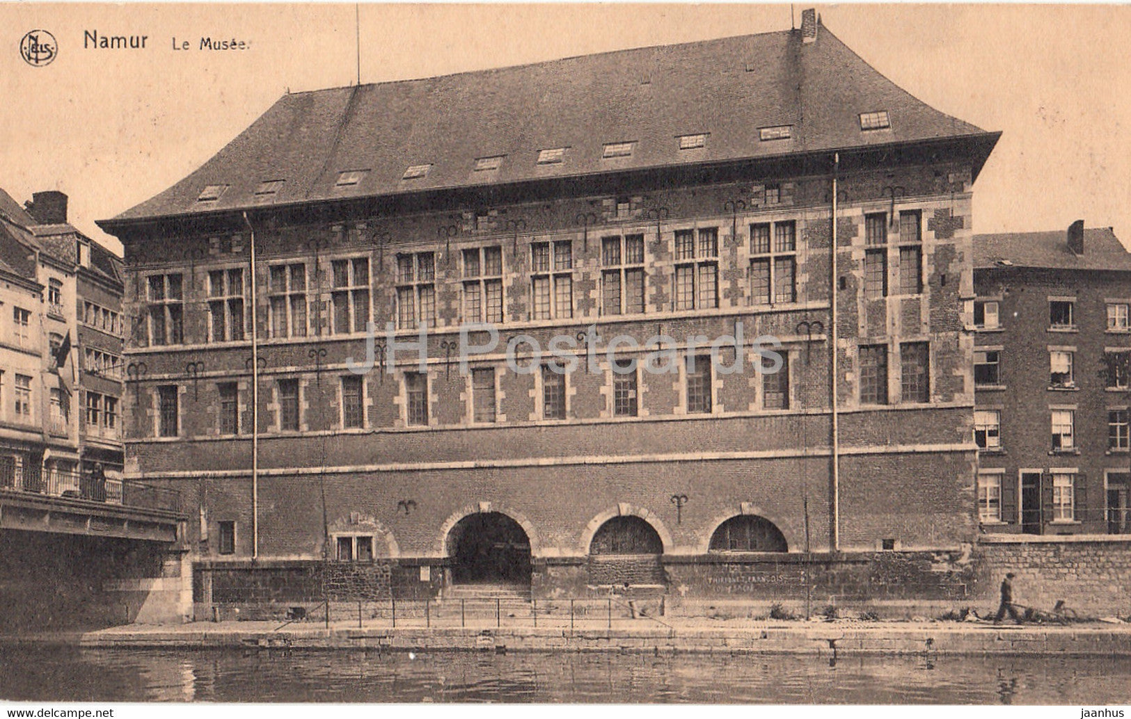 Namur - Le Musee - museum - 40 - serie 16 - old postcard - Belgium - unused - JH Postcards