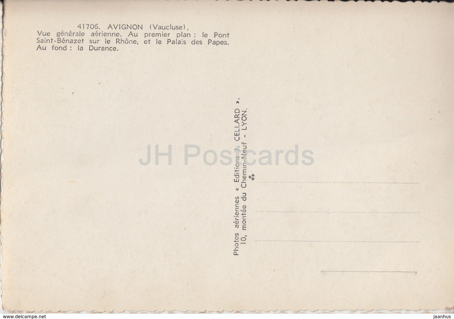 Avignon - Vue Generale Aerienne - aerial view - 41706 - France - unused