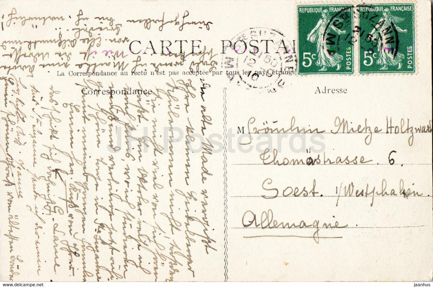 Ste Suzanne - Le Chateau - Cote Sud - castle - 12 - old postcard - 1910 - France - used