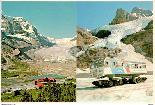 Canadian Rockies - Snowmobile on the Columbia Icefields - L-618 - Canada - unused - JH Postcards