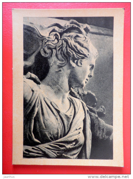 Nyx , 180 BC - Ancient Greece - Antique art - 1961 - Russia USSR - unused - JH Postcards