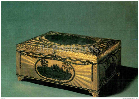 Casket , 1780 - Veliky Ustyug - Russian Silver Craft - art - 1986 - Russia USSR - unused - JH Postcards