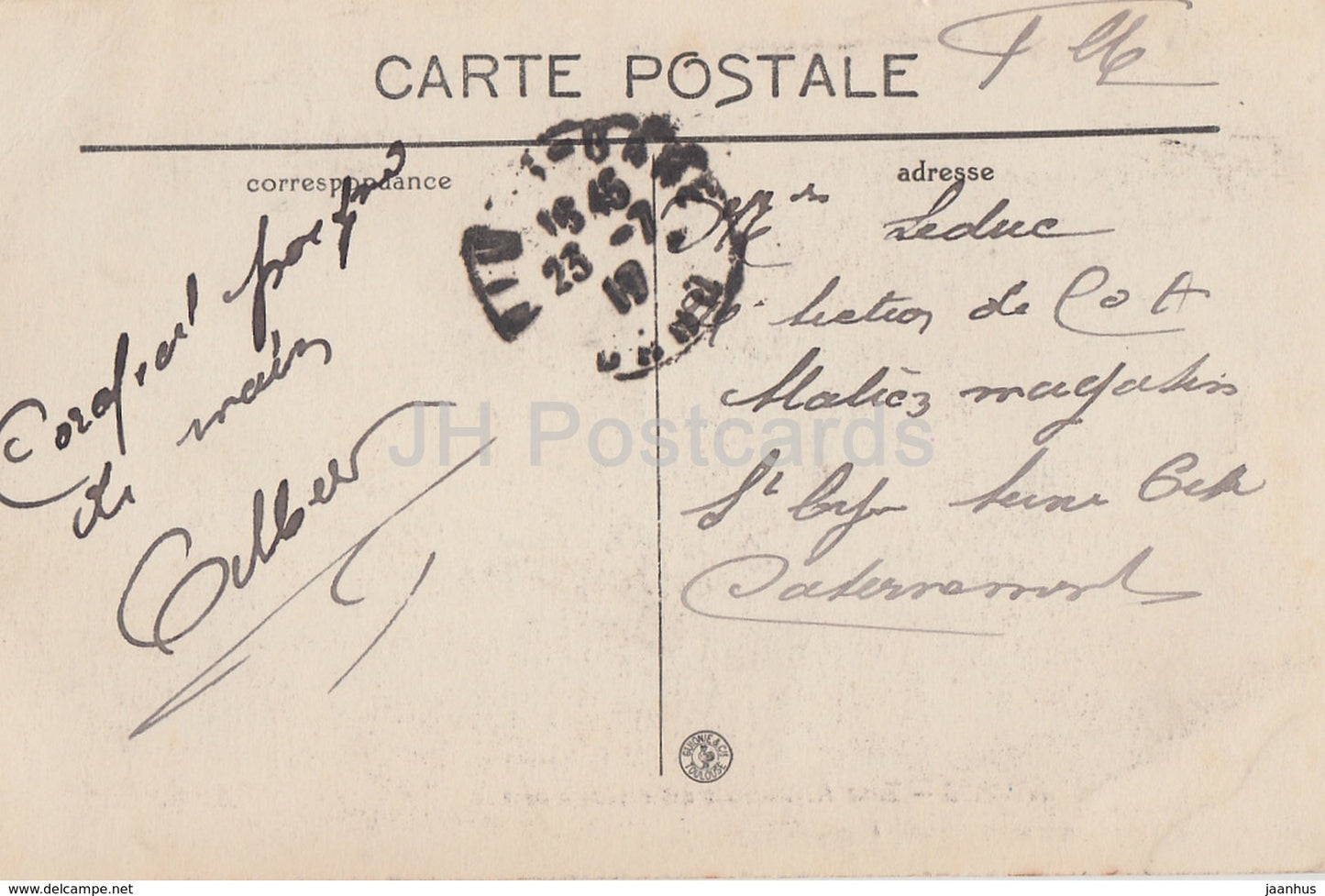 Nimes - Les Arenes vue exterieure - ancient world - 191 - old postcard - France - used