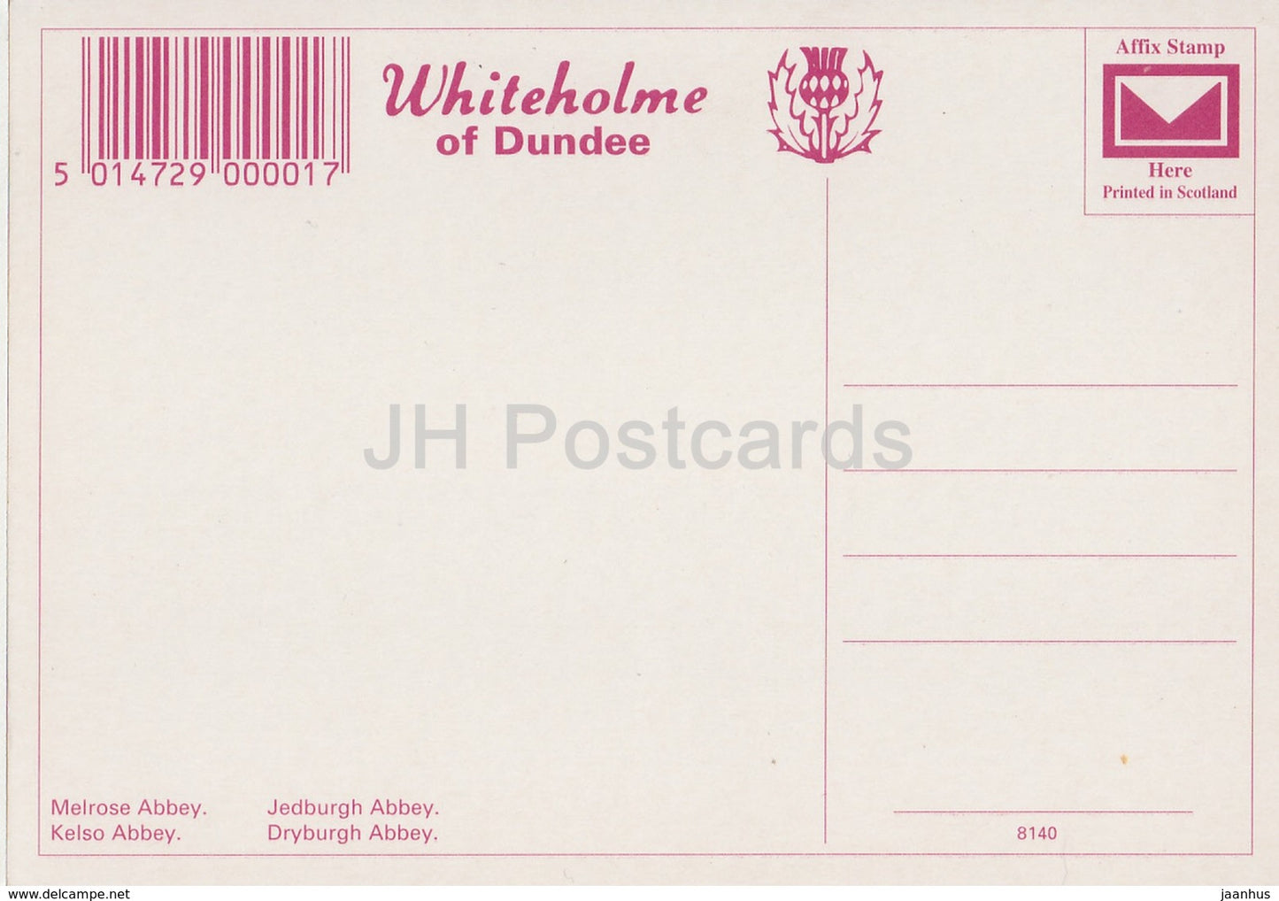 Border Abbeys - Melrose Abbey - Kelso - Jedburgh - Dryburgh Abbey - multiview - United Kingdom - Scotland - unused