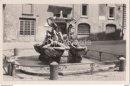 Roma - Rome - Fontana delle Tartarughe - old postcard - Italy - unused - JH Postcards