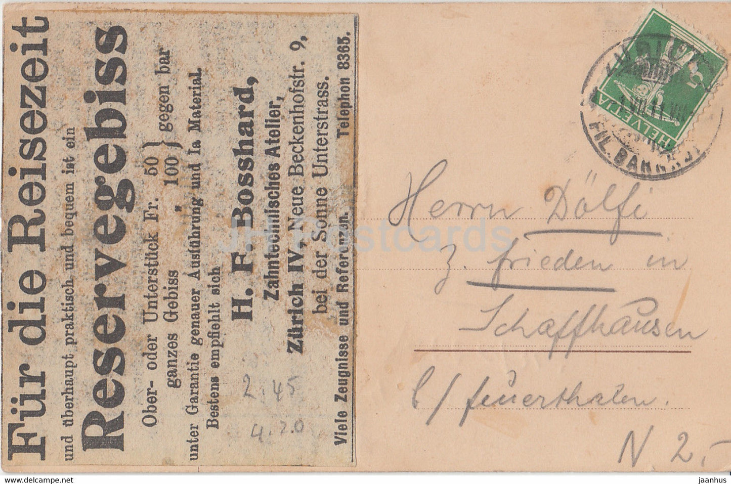 mother and child - illustration by Eva Hollyer - old postcard - 1911 - used