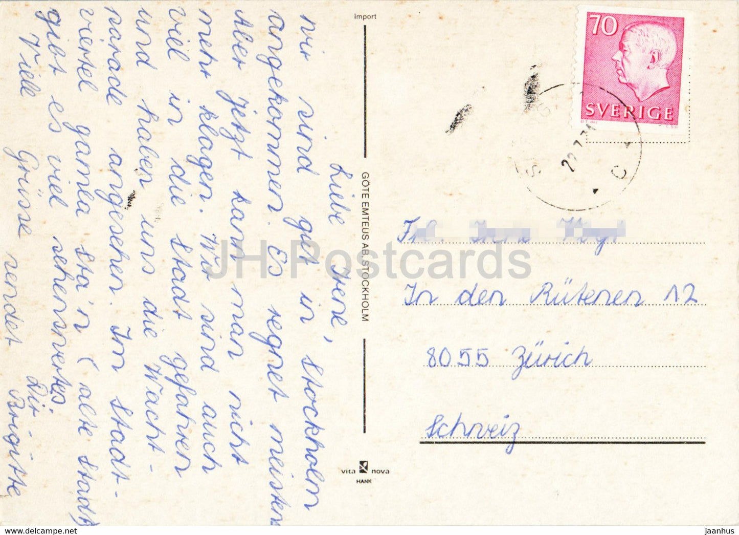 Halsning fran Stockholm - City views - multiview - 1971 - Sweden - used