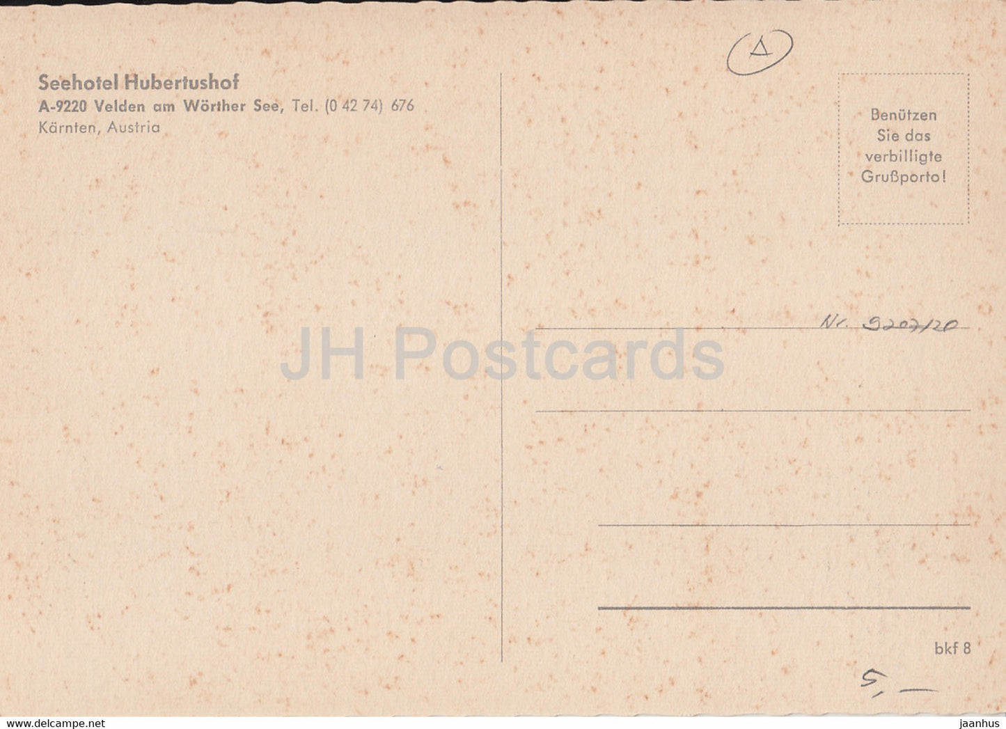 Seehotel Hubertushof - Velden am Worther See - Autriche - inutilisé