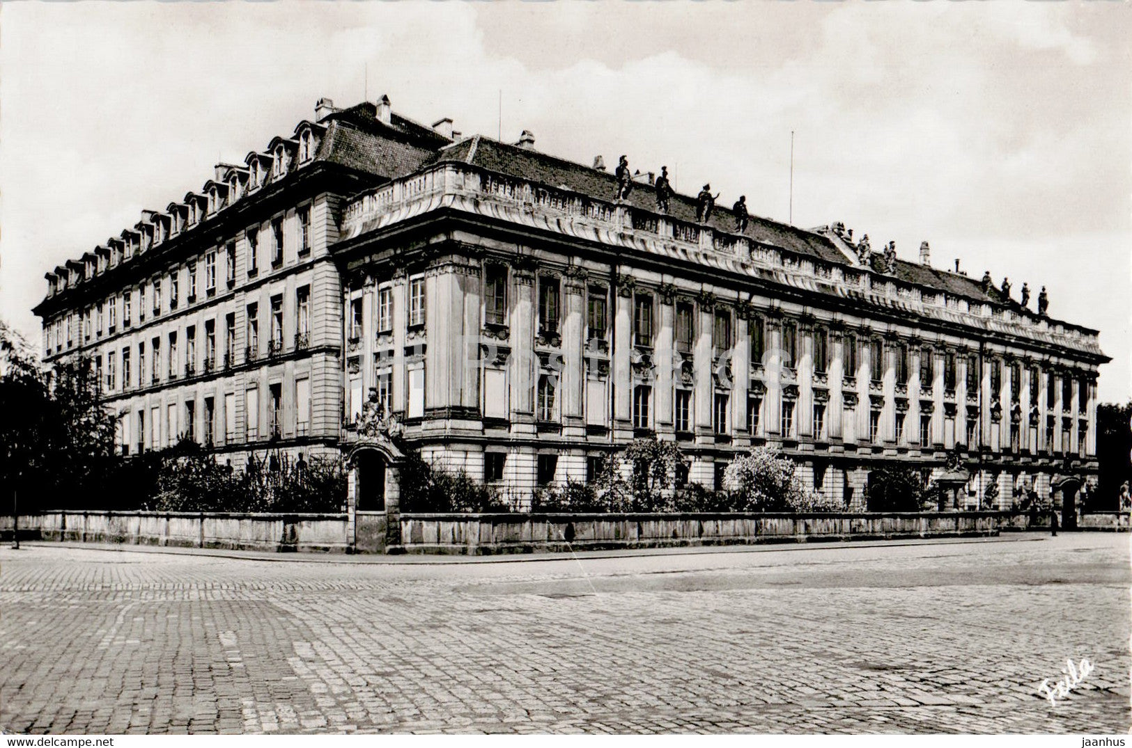Ansbach - Schloss - castle - old postcard - Germany - used - JH Postcards