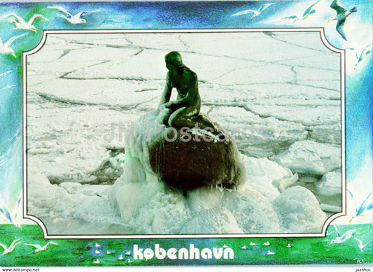 Copenhagen - The Little Mermaid - Denmark - unused - JH Postcards