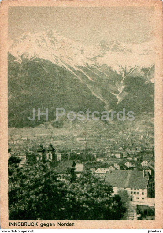Innsbruck gegen Norden - 82 - old postcard - Austria - used - JH Postcards