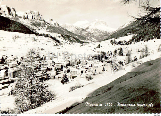 Moena - Panorama invernale - 1964 - Italy - used - JH Postcards