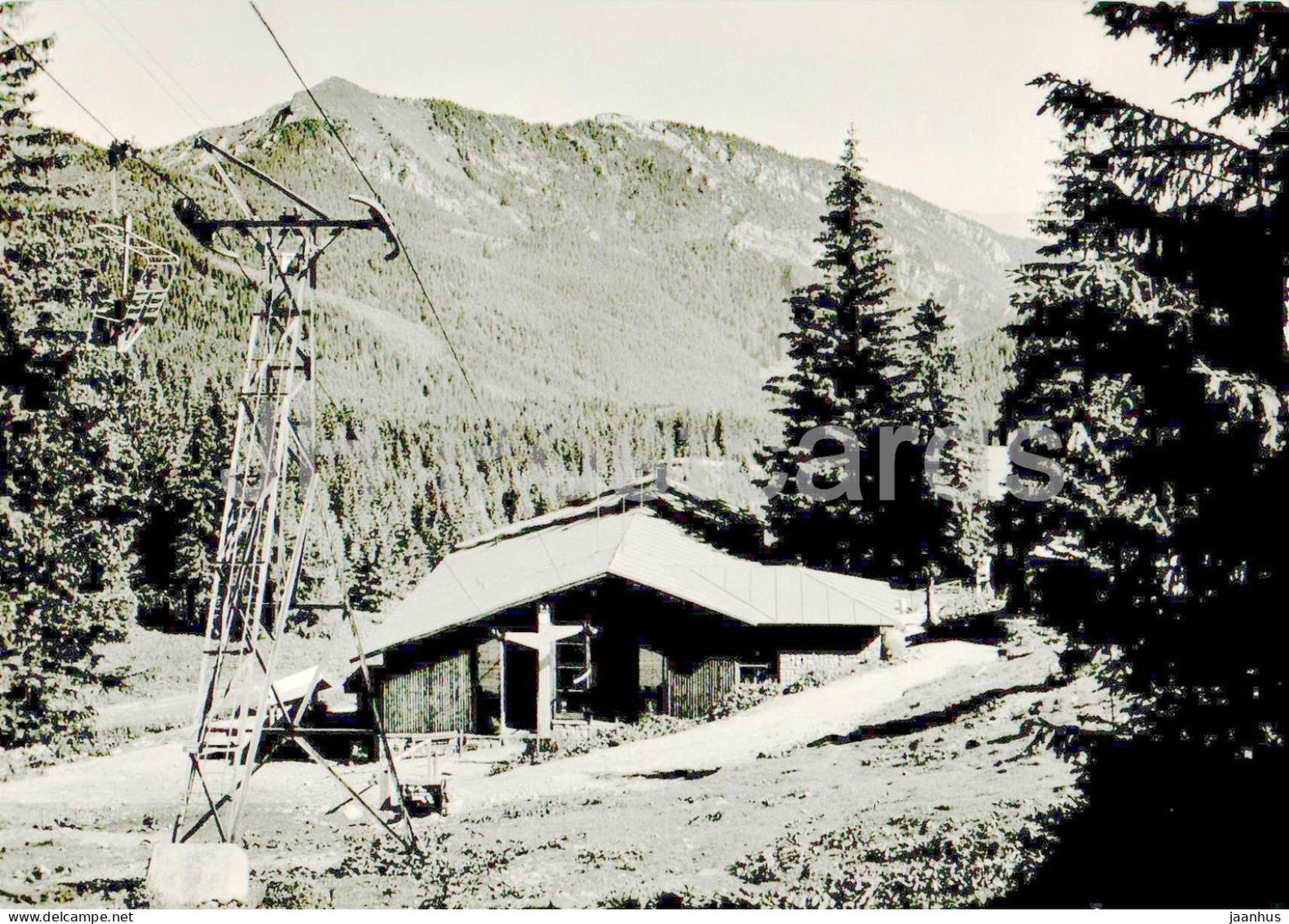 Nizke Tatry - Jasna - Udolna stanica vytahu na Chopok - lift station - 1971 - Slovakia - Czechoslovakia - used - JH Postcards