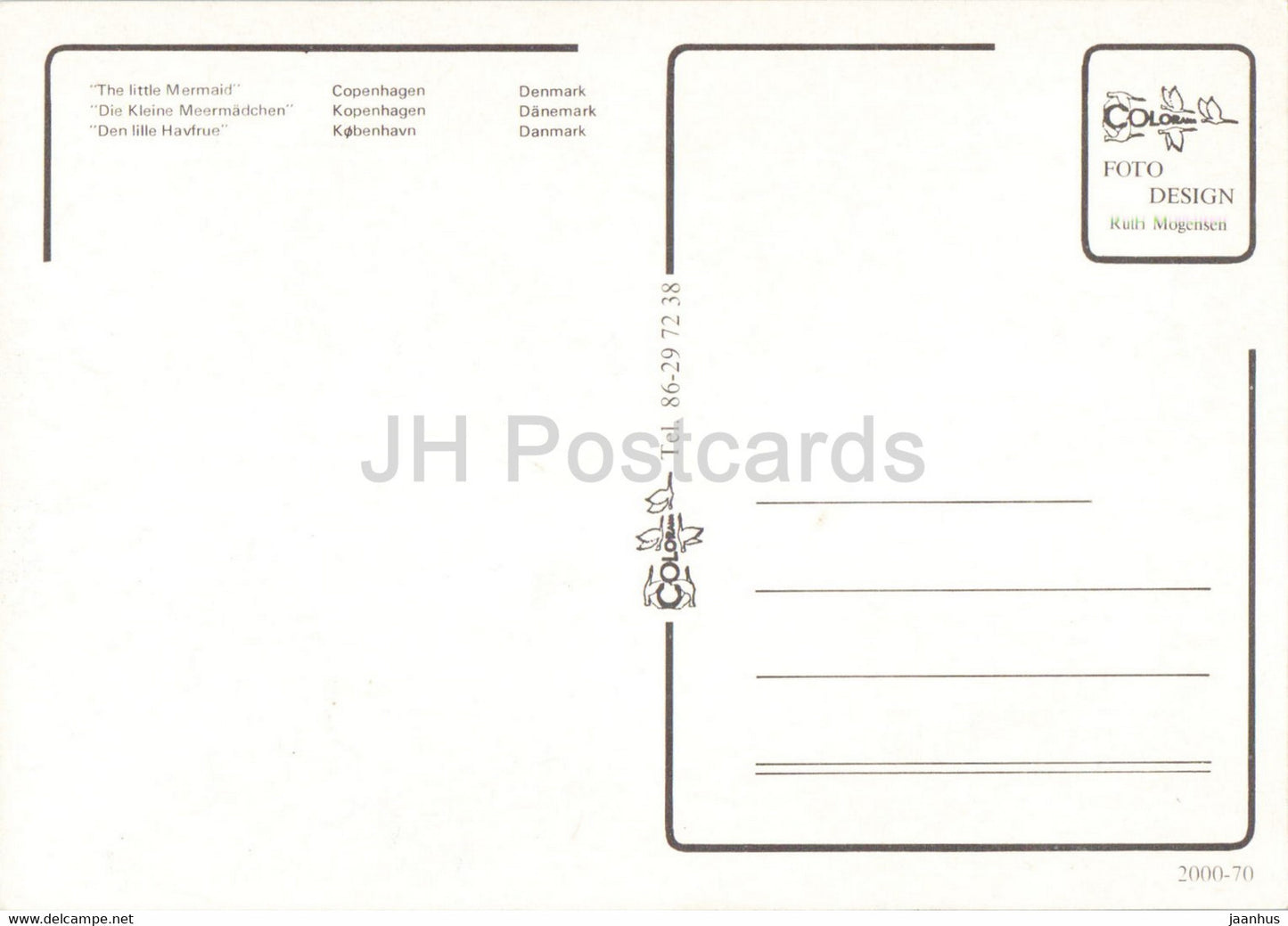 Kopenhagen – Die kleine Meerjungfrau – Dänemark – unbenutzt
