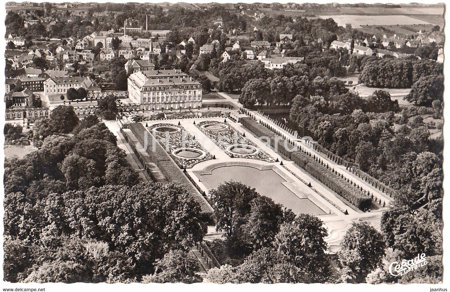 Schloss Augustusburg - Bruhl - castle - 1959 - Germany - used - JH Postcards