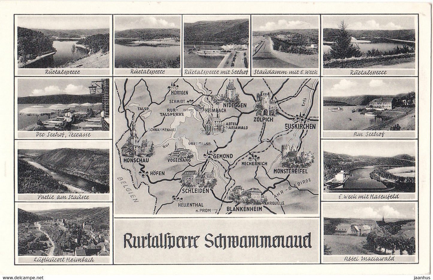 Rurtalsperre Schwammenauel - Der Seehof - Germany - unused - JH Postcards