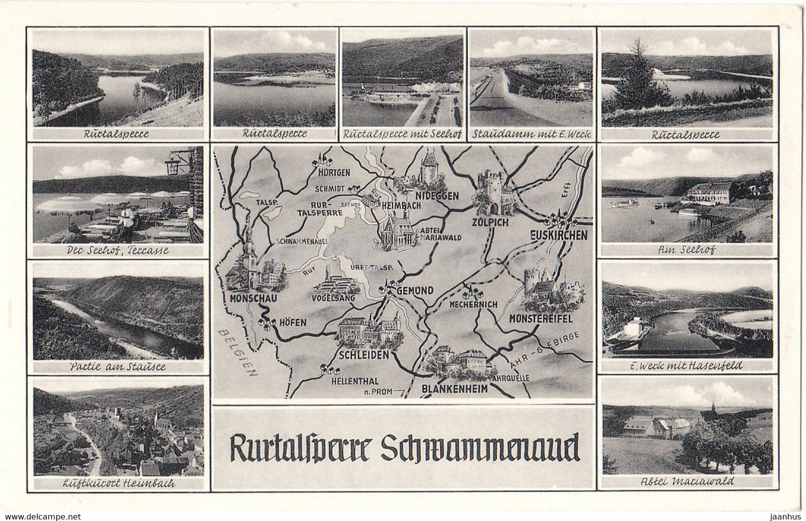 Rurtalsperre Schwammenauel - Der Seehof - Germany - unused - JH Postcards