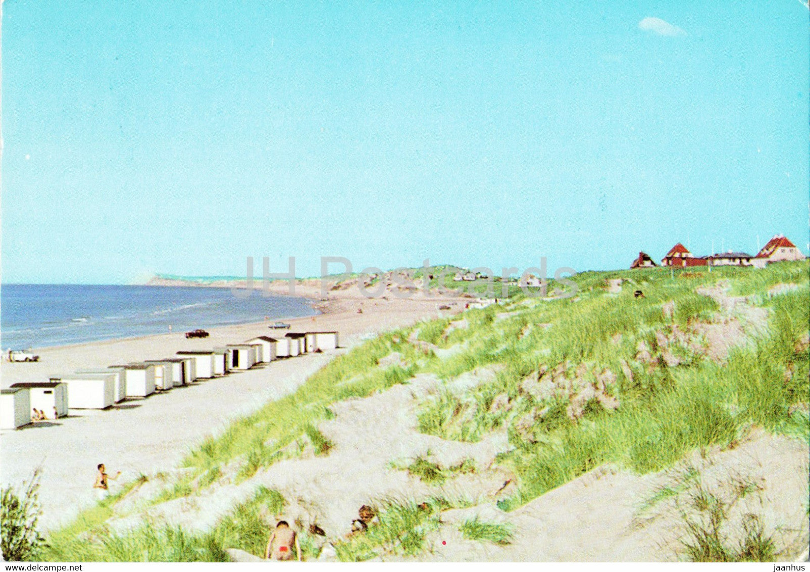 Lokken - The Beach - 1970s - Denmark - used - JH Postcards