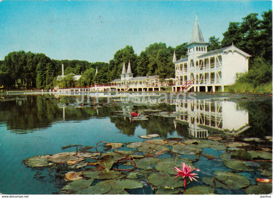 Heviz - Healt Resort - water lily - 1972 - Hungary - used - JH Postcards