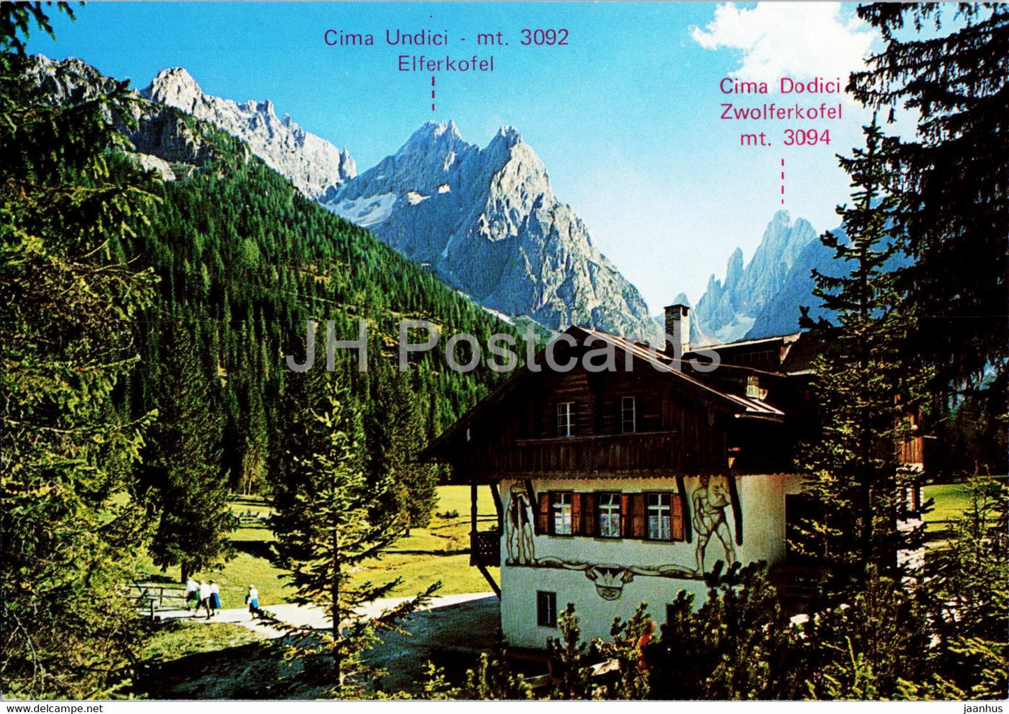 Dolomiten - Sexten - Fischleintal - Val Fiscalina - 812 - Italy - unused - JH Postcards