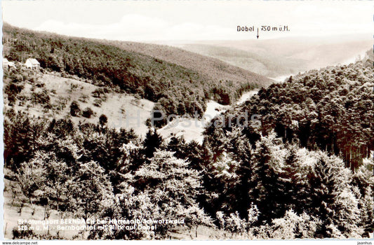 Erholungsort Bernbach b Herrenalb - Gasthaus Pension zum Lowen - Bernbachtal mit Dobel - old postcard - Germany - unused - JH Postcards