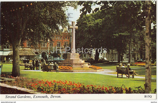 Exmouth - Devon - Strand Gardens - B15Q - 1976 - United Kingdom - England - used - JH Postcards