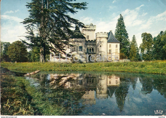 Chateaux de la Dordogne - Campagne - Son dojon carre et ses tourelles a machicoulis - 1968 - France - used - JH Postcards