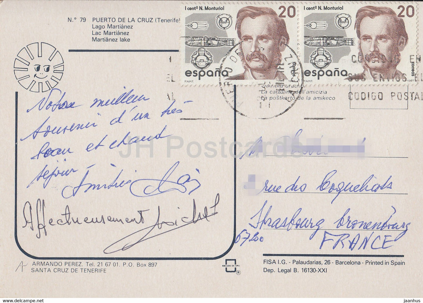 Puerto de la Cruz - Tenerife - Lago Martianez - lake - 79 - Spain - used