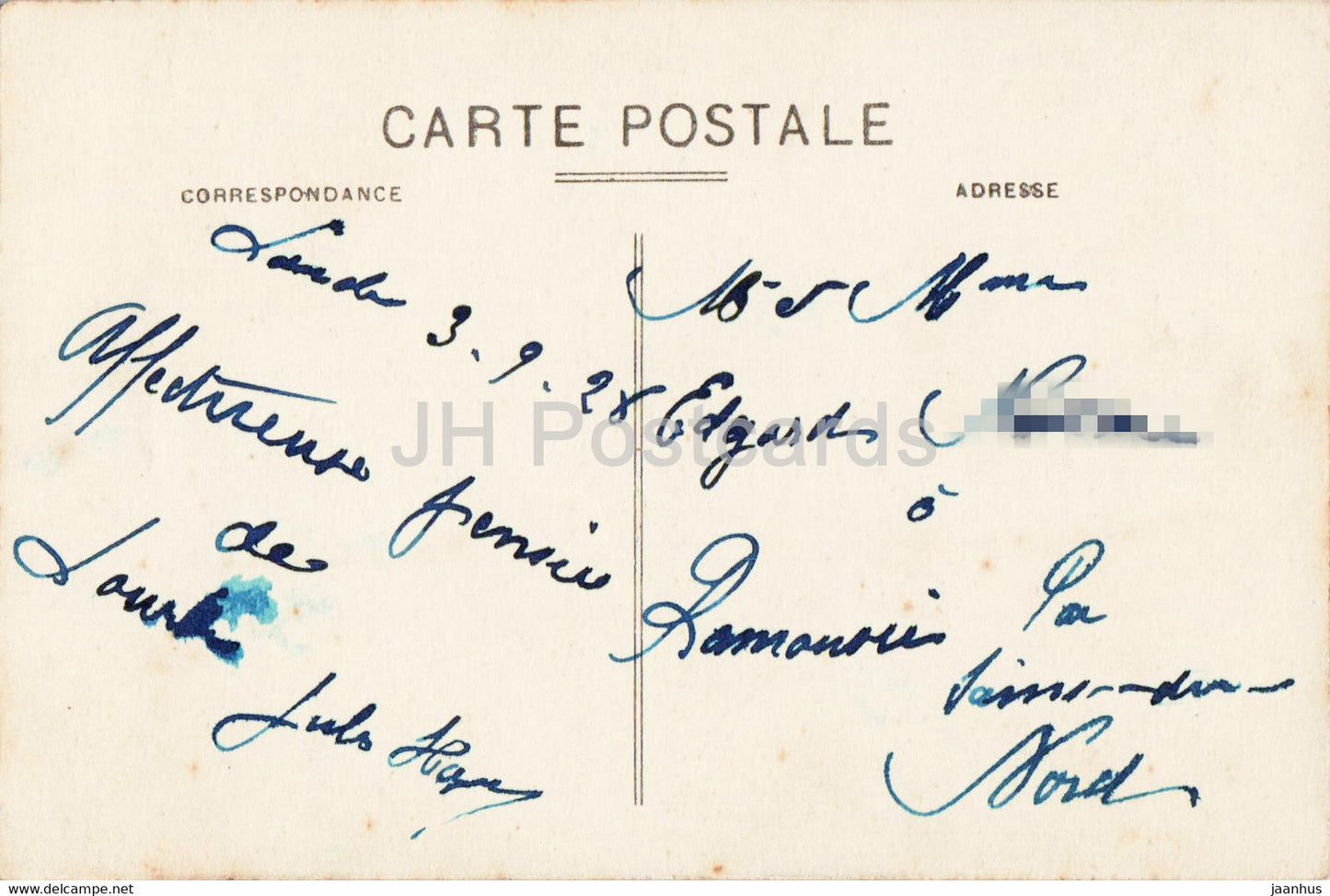 De Lourdes portez lui - old postcard - 1928 - France - used