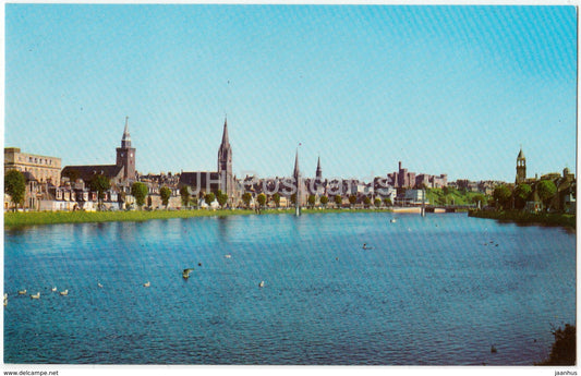 Inverness and river Ness - United Kingdom - Scotland - unused - JH Postcards