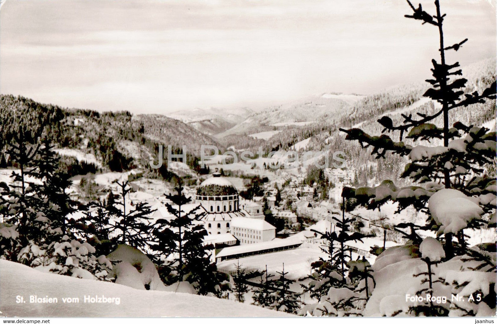 St Blasien - 880 m - 1960s- Germany - used - JH Postcards