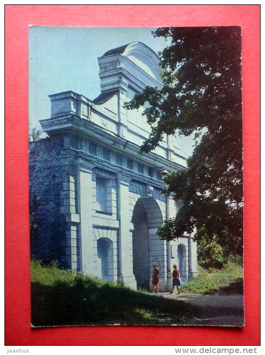 Tallinn Gate - Pärnu - stationery card - 1971 - Estonia USSR - unused - JH Postcards