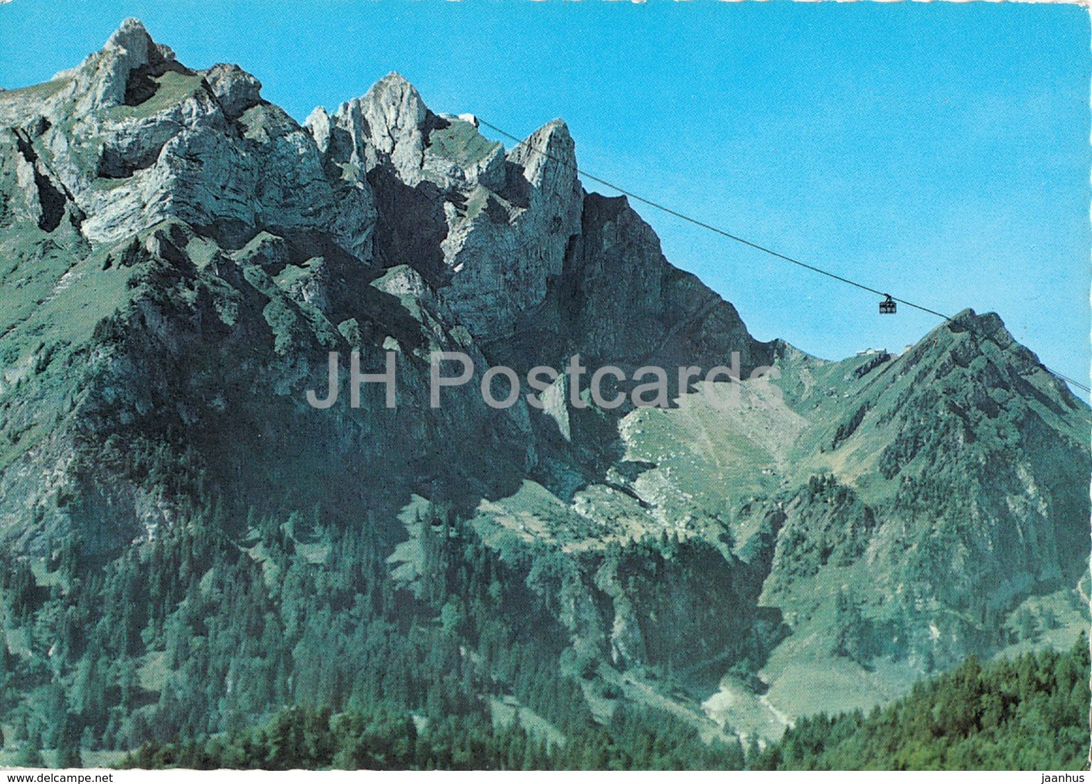 Luftseilbahn Pilatus Kulm 2132 m - cable car - 6516 - Switzerland - unused - JH Postcards