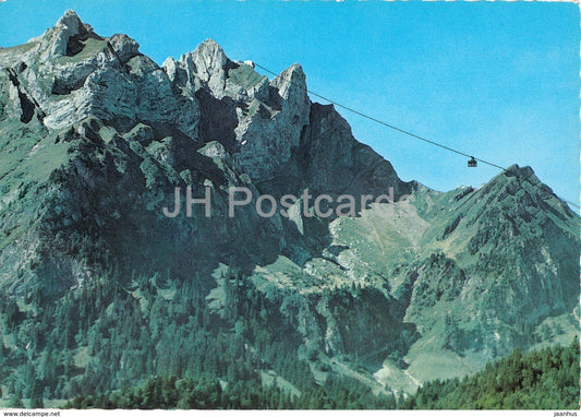 Luftseilbahn Pilatus Kulm 2132 m - cable car - 6516 - Switzerland - unused - JH Postcards