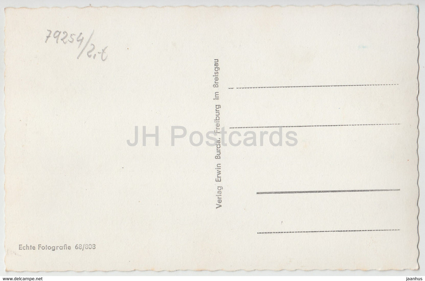 Gruss vom Schauinsland - Schwarzwald - Bergstation - Freiburg - Talstation - Germany - unused