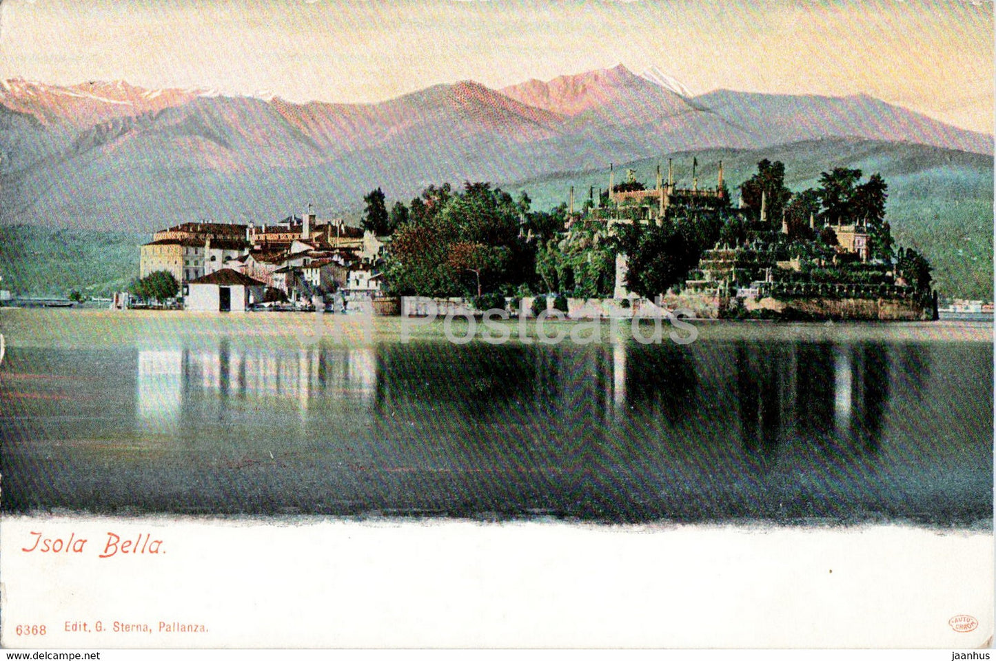 Isola Bella - 6368 - old postcard - Italy - unused - JH Postcards