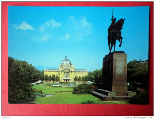 Monument - Zagreb - 294 - Croatia - Yugoslavia - unused - JH Postcards