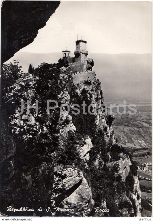 San Marino - La Rocca - castle - San Marino - used - JH Postcards