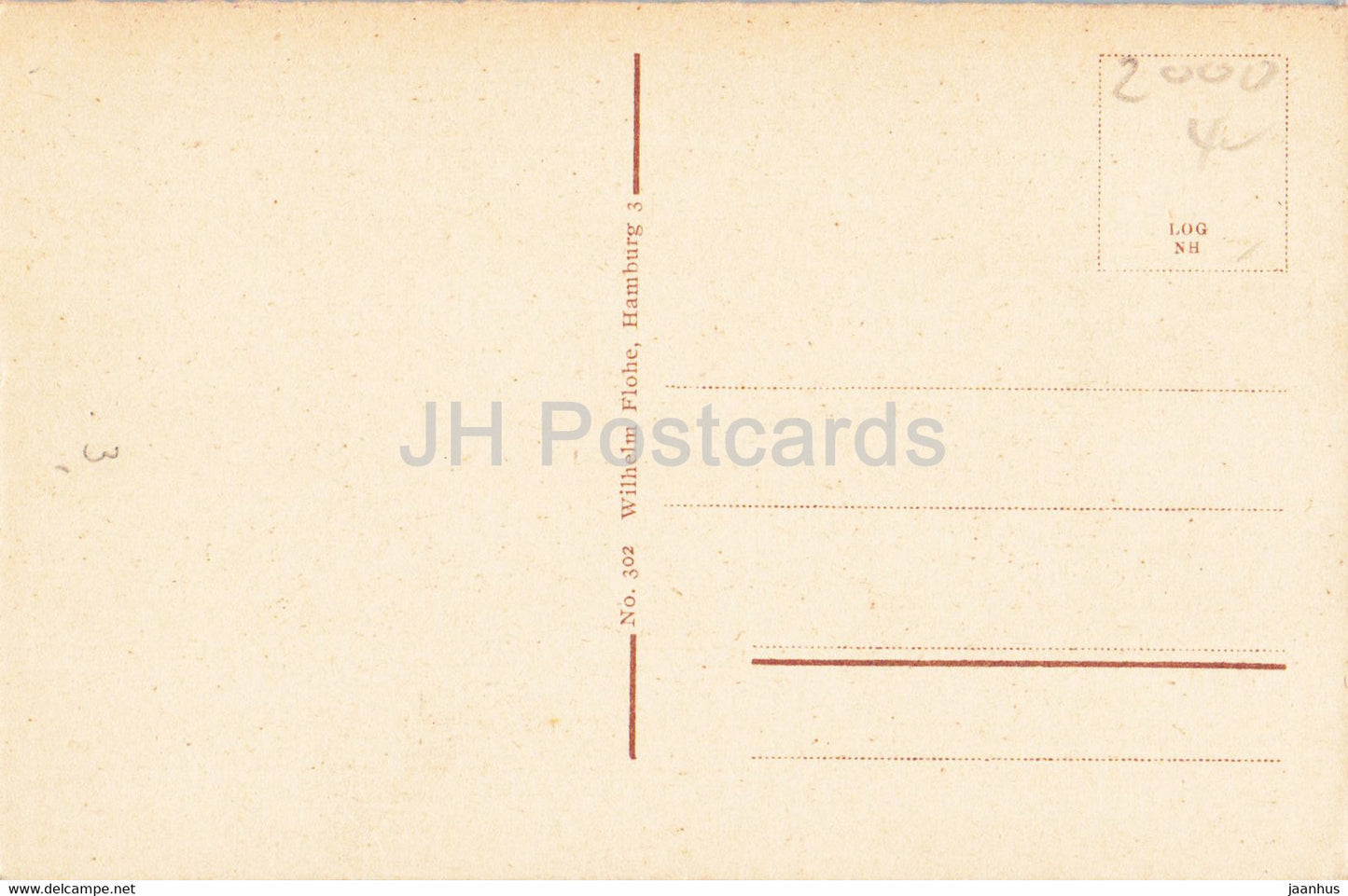 Hamburg - Rathaus - 302 - town hall - old postcard - Germany - unused