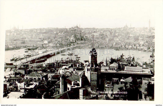 Istanbul - General View - old postcard - Turkey - unused - JH Postcards