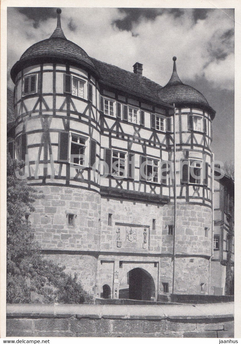 Schloss Gaildorf - castle - Germany - unused - JH Postcards