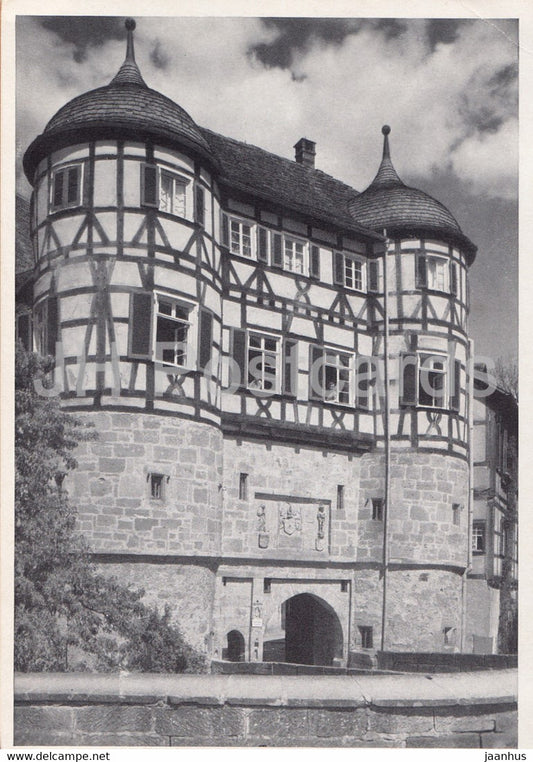 Schloss Gaildorf - castle - Germany - unused - JH Postcards