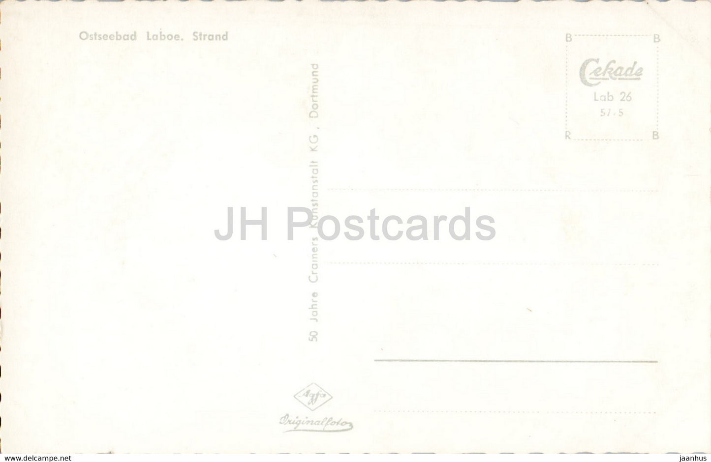 Ostseebad Laboe - Strand - plage - Allemagne - inutilisé