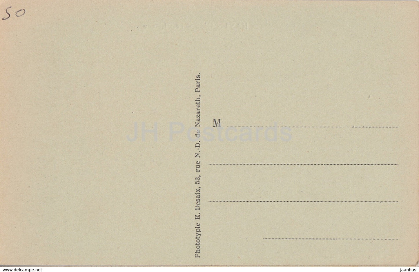 Chanteloup - Le Chateau - château - carte postale ancienne - France - inutilisée