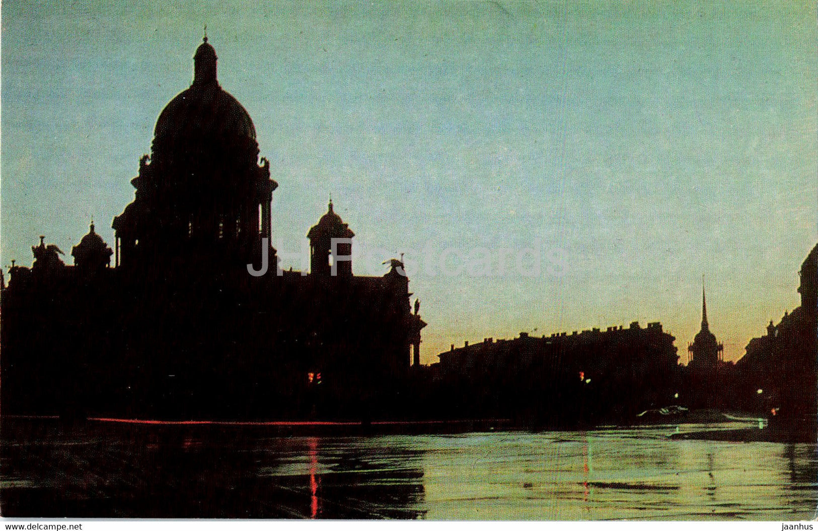 Leningrad - St Petersburg - St Isaac's Cathedral - 1972 - Russia USSR - unused - JH Postcards