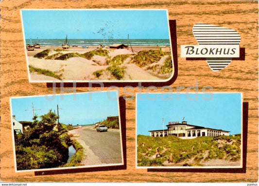 Partier fra Blokhus - multiview - 1971 - Denmark - used - JH Postcards