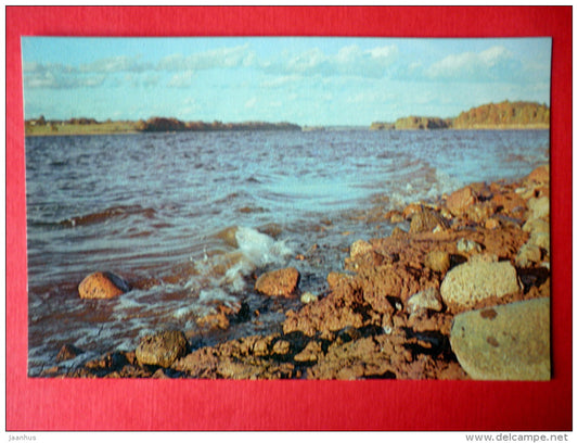 The Water-Reservoir of the Hydroelectric Power Station at Plavinas - Latvian Views - 1987 - Latvia USSR - unused - JH Postcards