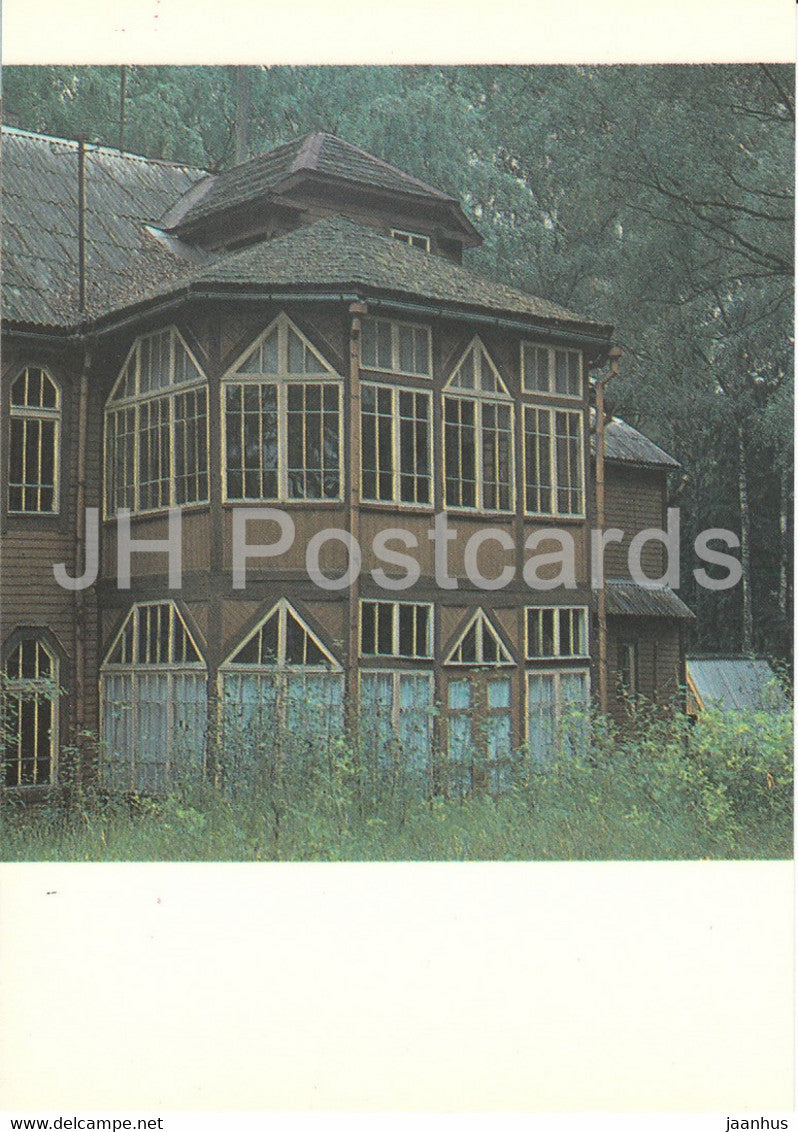 Elva - Russian Chemist Ivan Kondakov cottage - 1989 - Estonia USSR - unused - JH Postcards