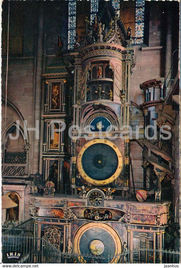 Strasbourg - L'Horloge astronomique de la Cathedrale - Die astronomische Uhr des Munsters - cathedral - France - used - JH Postcards